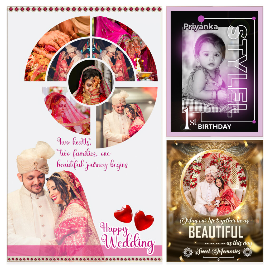 creative wedding album design