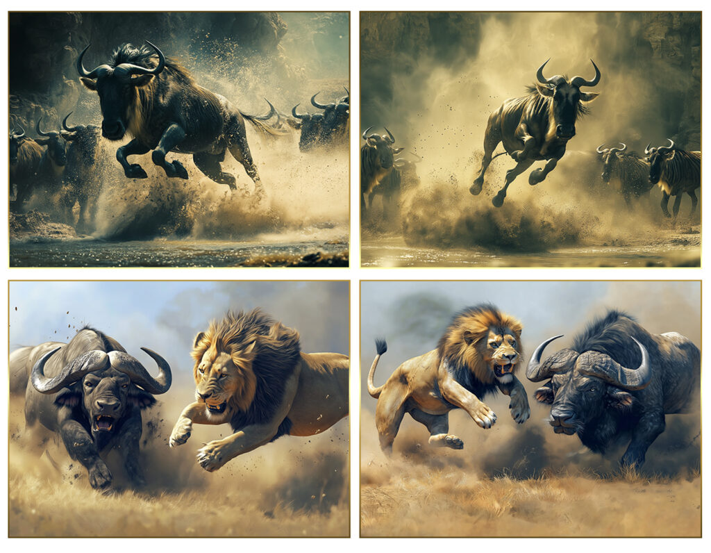 MIDJOURNEY WILDLIFE RENDERS