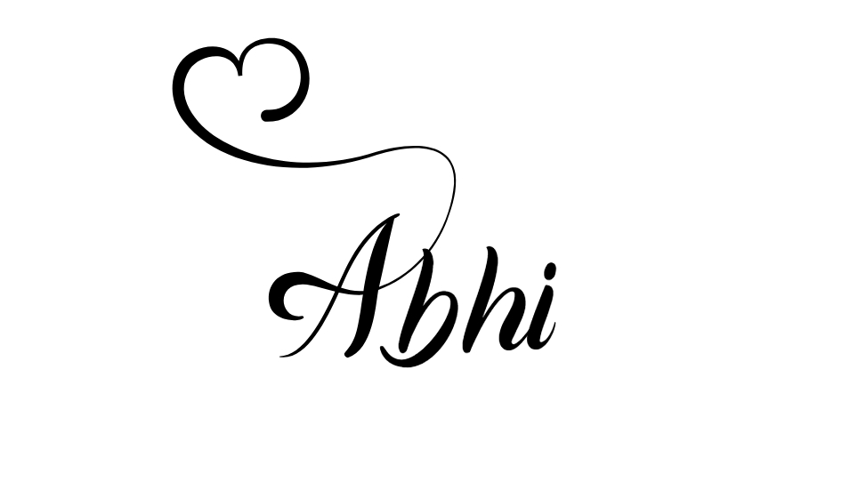 abhi name image
