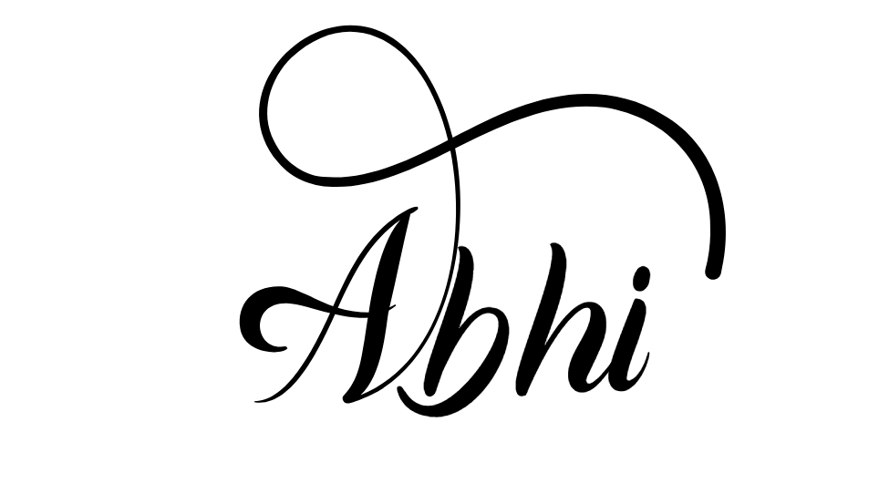 abhi name wallpaper