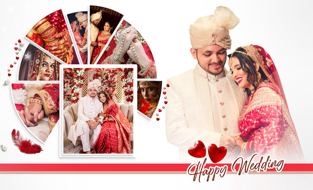 creative wedding album design