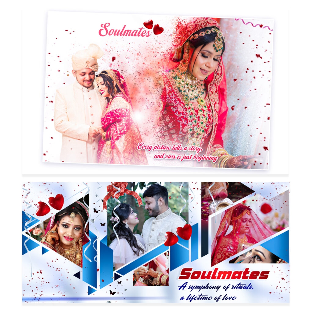 creative wedding album design