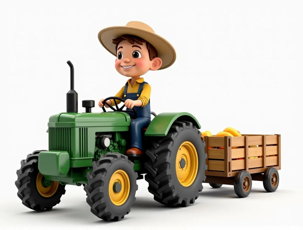 Free Desi Sardar Cartoon Character 3D Model Clipart for Gaming