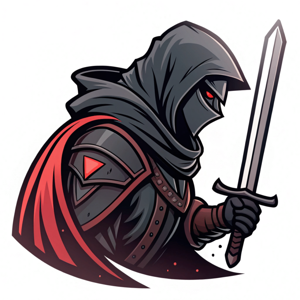 Dark Cyberpunk Ninja Avatar Profile Picture – Free Stock Asset