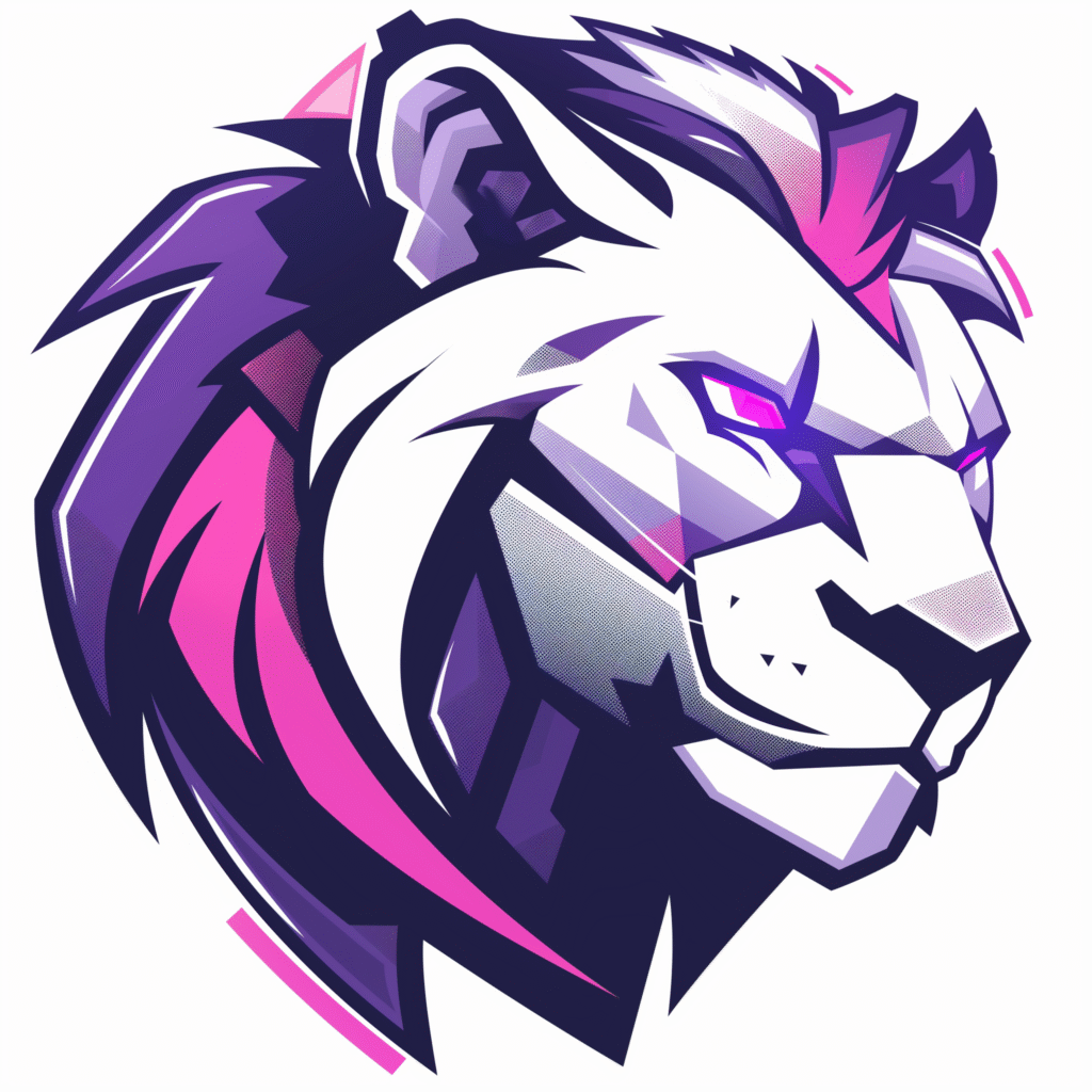 Mecha Lion Vector Illustration – Free Commercial Use Tech Mascot
