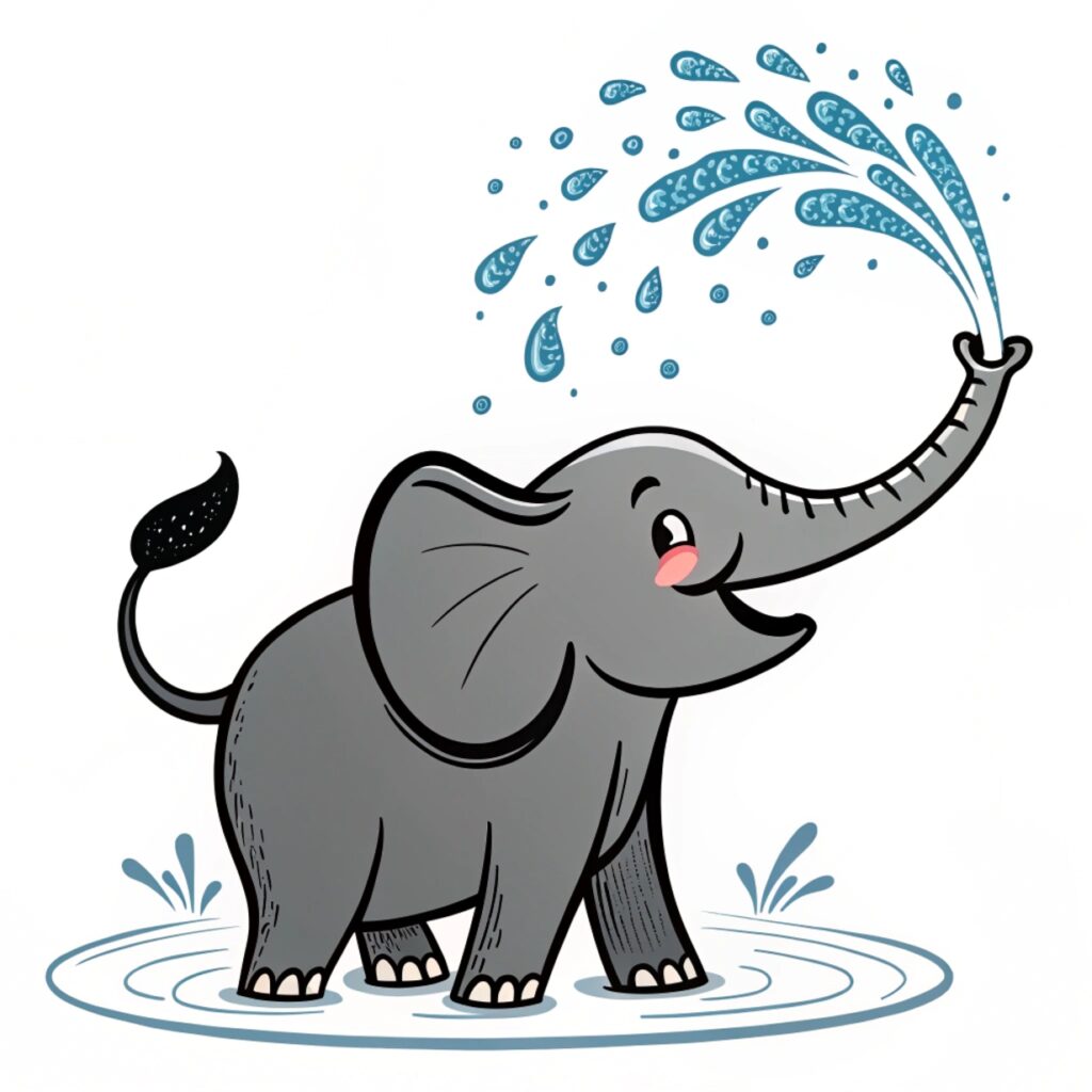 Free Children Book Illustrator Cute Elephant Creative Resource